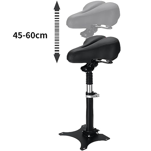 Electric Scooter Seat Height Adjustable Leather Saddle Foldable Removable B5025