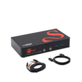 4K DisplayPort 2 Port KVM Switch with Audio and Microphone B731442