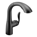 Matte Black Single Handle High Arc Pullout Kitchen Faucet M85227