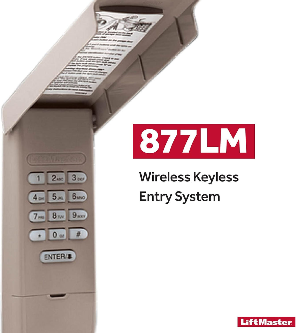 Wireless Keyless Entry Keypad for Garage Door Openers G207839