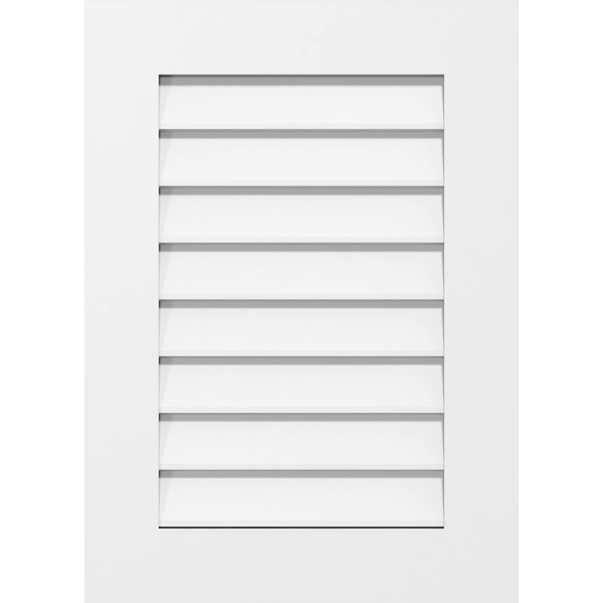 Vertical Surface Mount PVC Gable Vent P32472