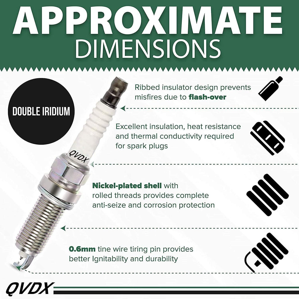 Iridium Spark Plugs and Ignition Coil Pack of 6 G9569