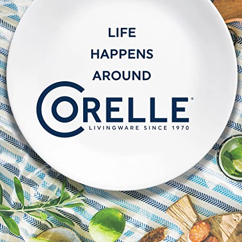 6-Piece 10.25" Round Vitrelle Glass Dinner Plates V93942
