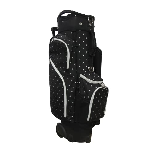 14 Way Divider Top Golf Cart Bag with Wheels S211