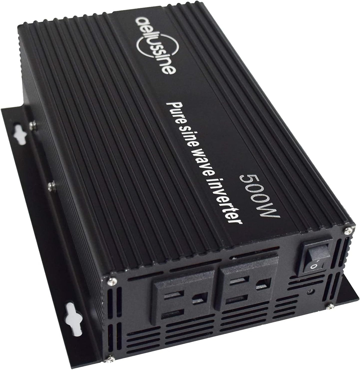 500 Watt Pure Sine Wave Inverter 12v to 110v 120v with 2 US Socket J92020
