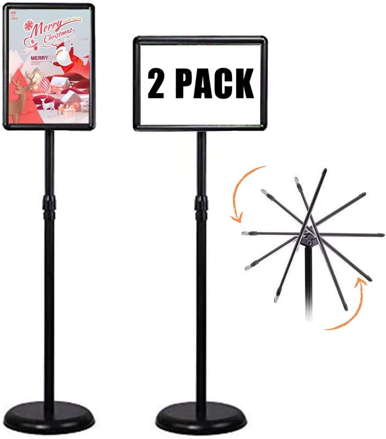 Adjustable Aluminum Sign Holder Stand for 8.5x11 Inches O272