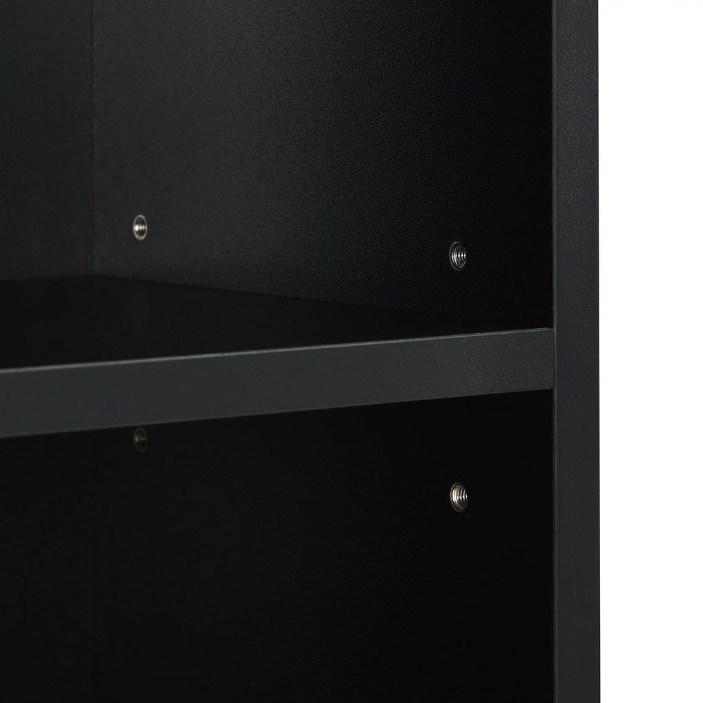 8-Tier Media Tower Rack with Adjustable Shelves V247848