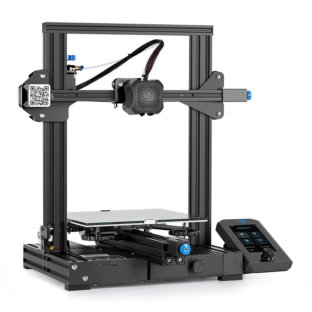 3D Printer with Carborundum Glass Platform 8.66x8.66x9.84 Inch Printing Size X19695