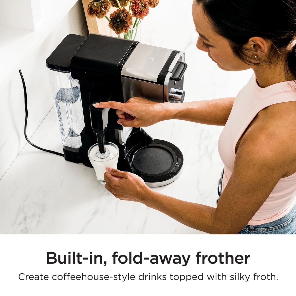 12-Cup Drip Coffee Maker with Glass Carafe Q496