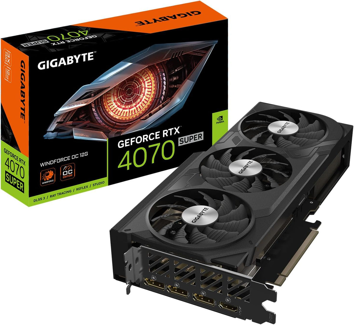 GeForce RTX 4070 Super 12GB GDDR6X Graphics Card Z243255