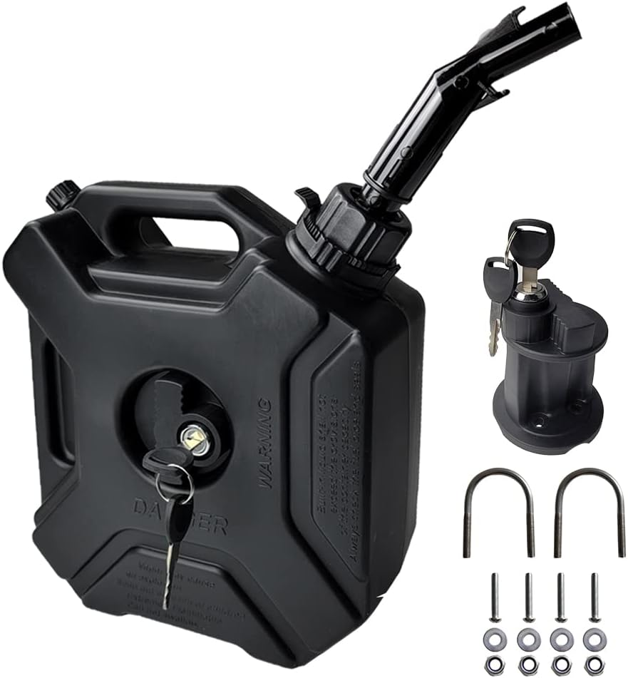 5L 1.3 Gallon Black Fuel Can Y2511