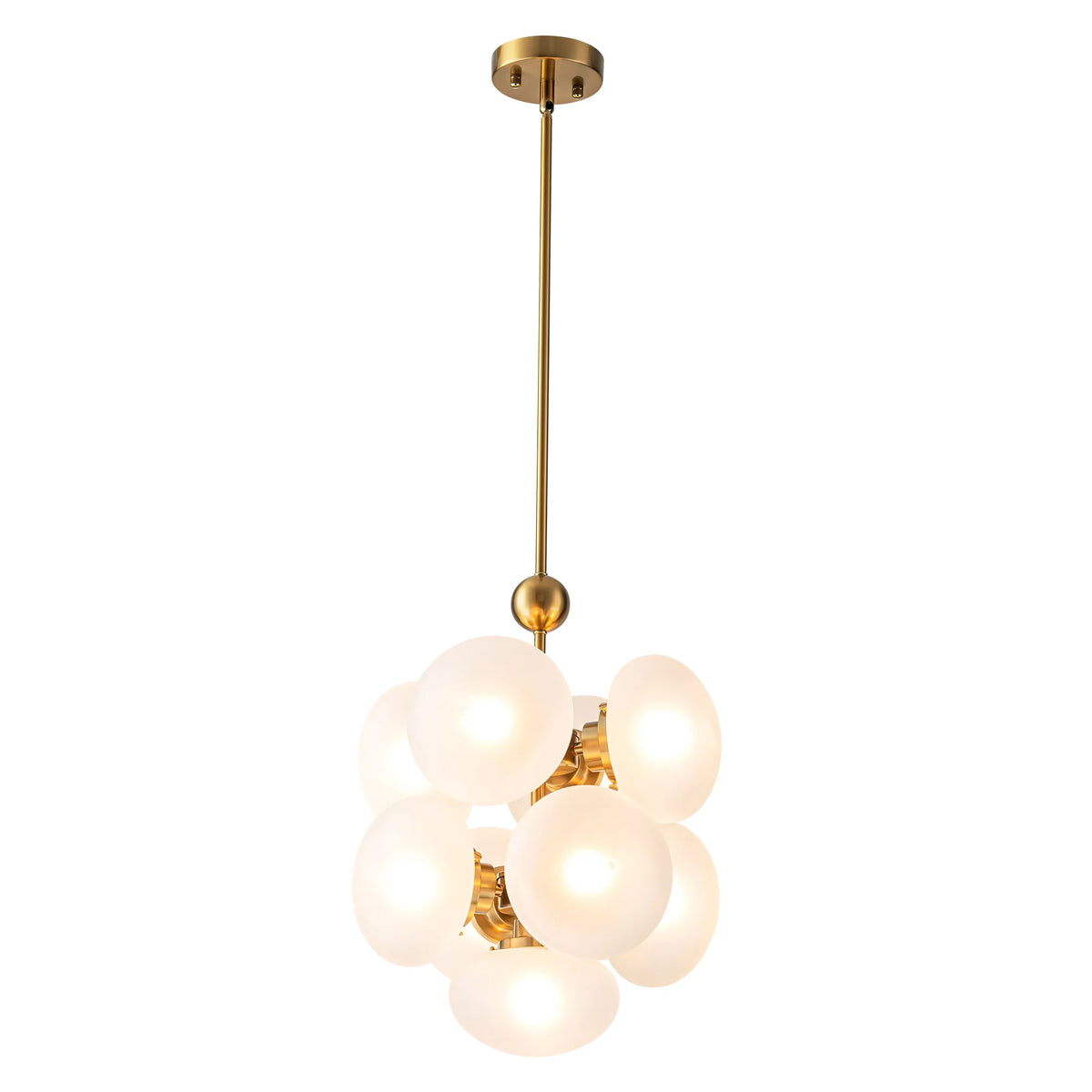 9-Light Globe Cluster Chandelier U9766