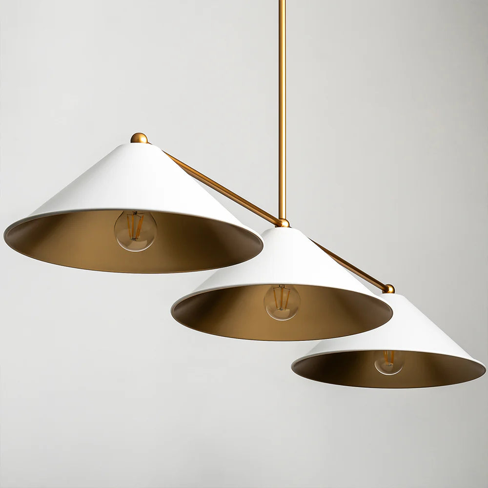 3-Light Industrial Linear Pendant F390578