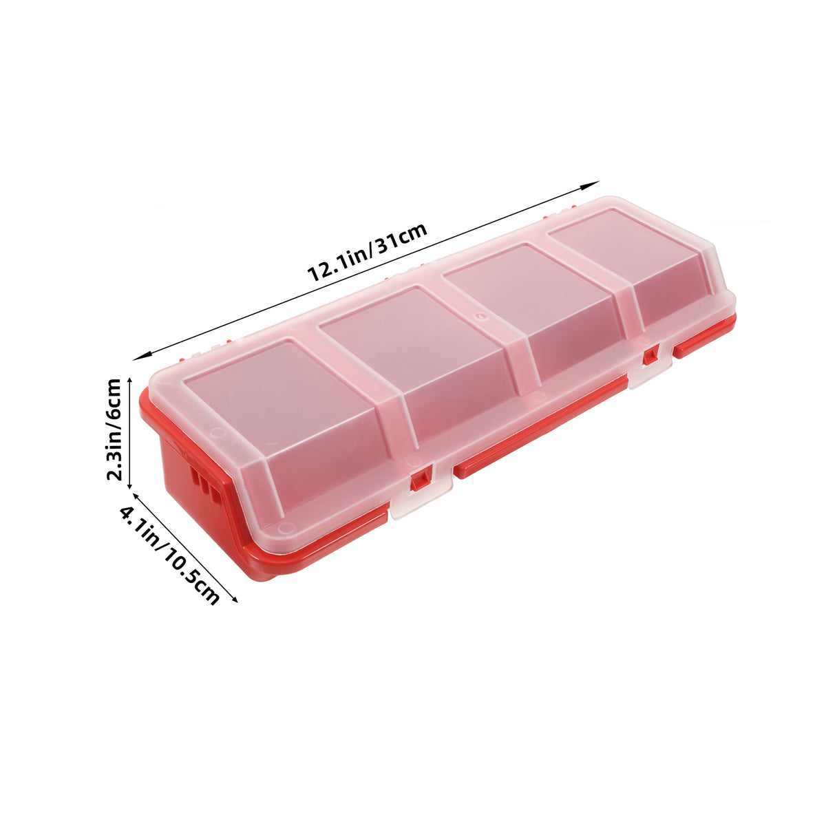 2 Pcs Screw and Nail Organizers Storage Parts Box C314
