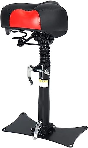 Electric Scooter Seat Height Adjustable Leather Saddle Foldable Removable B5025