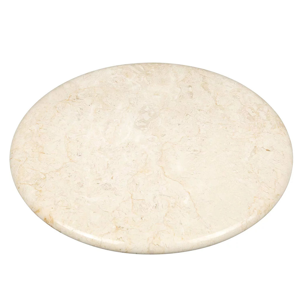 Natural Champagne Marble Lazy Susan Turn Table Serving Board J6081