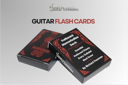 54-Card Guitar Flash Cards A297