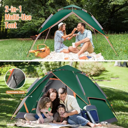 2 Person Instant Pop Up Dome Tent F753
