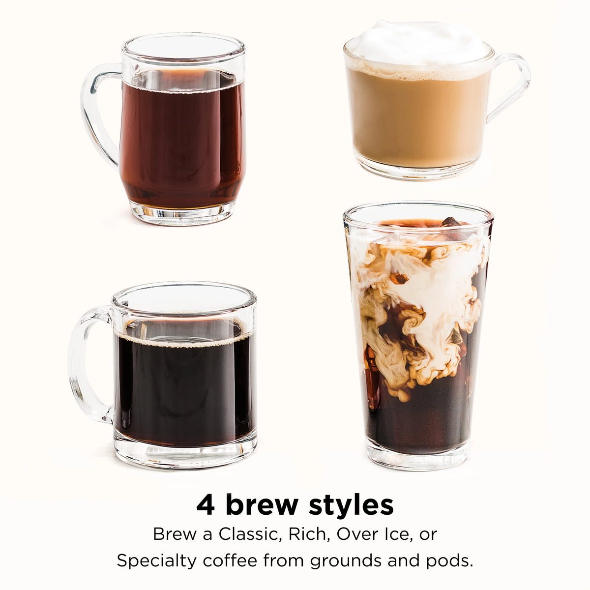 12-Cup Drip Coffee Maker with Glass Carafe Q496