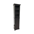 Espresso MDF Freestanding Linen Cabinet W6678