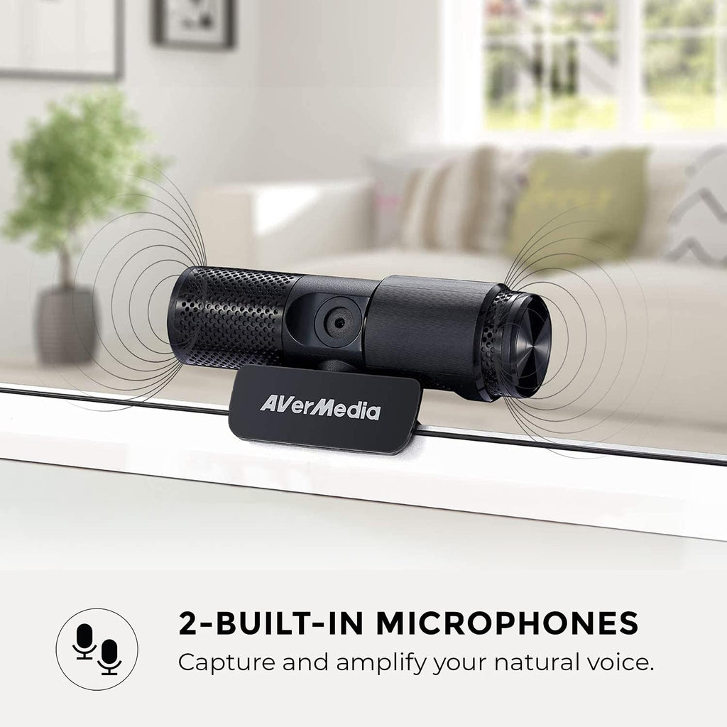 Full HD 1080P Webcam with Privacy Shutter and Dual Microphone X896