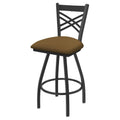 Swivel Counter Stool with Pewter Finish L8303
