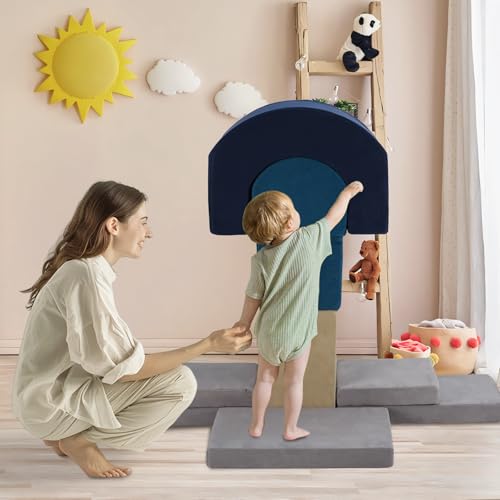 7 Pieces Soft Foam Climbing Blocks PlaySet N436077
