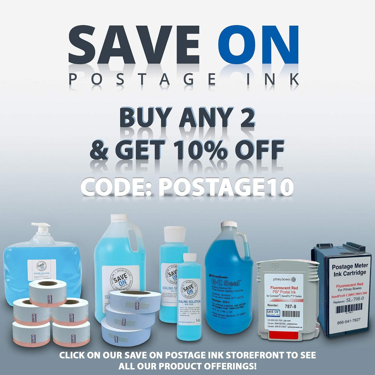 Red Ink Cartridge for Postage Meter Q43775
