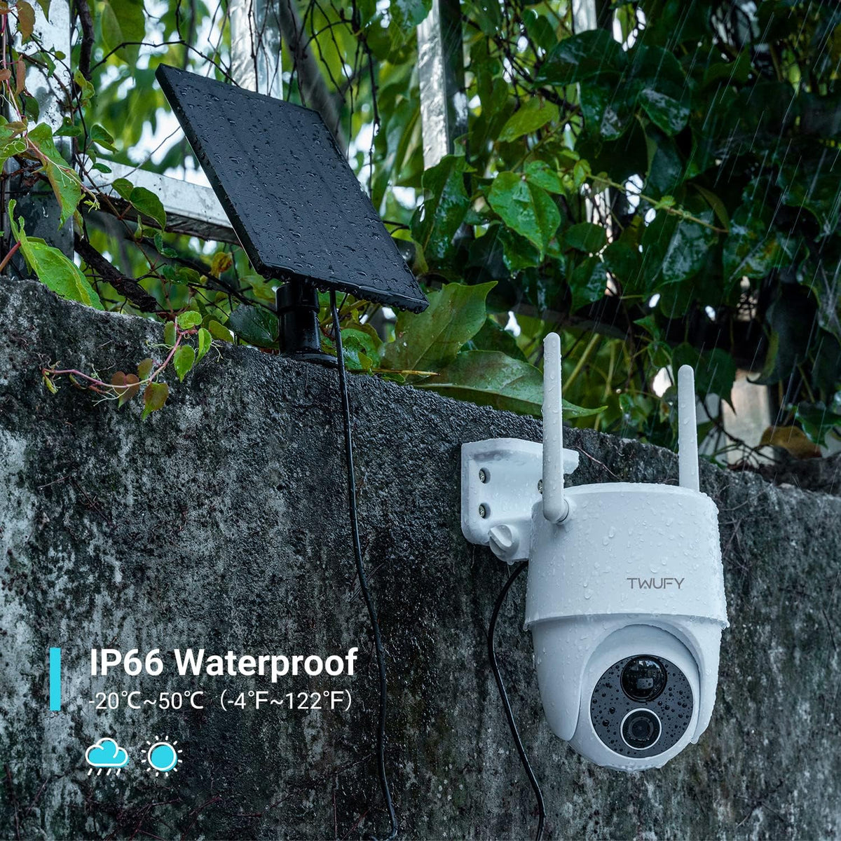 Wireless Outdoor Security Camera with 360° PTZ B764