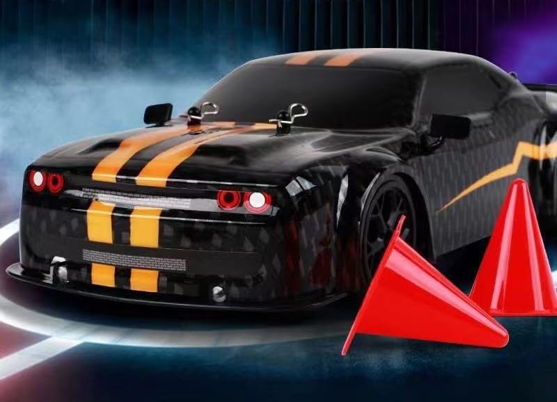 2.4G 1:14 Remote Control Drift Car with 2 Rechargeable Battery LED 4WD X5937
