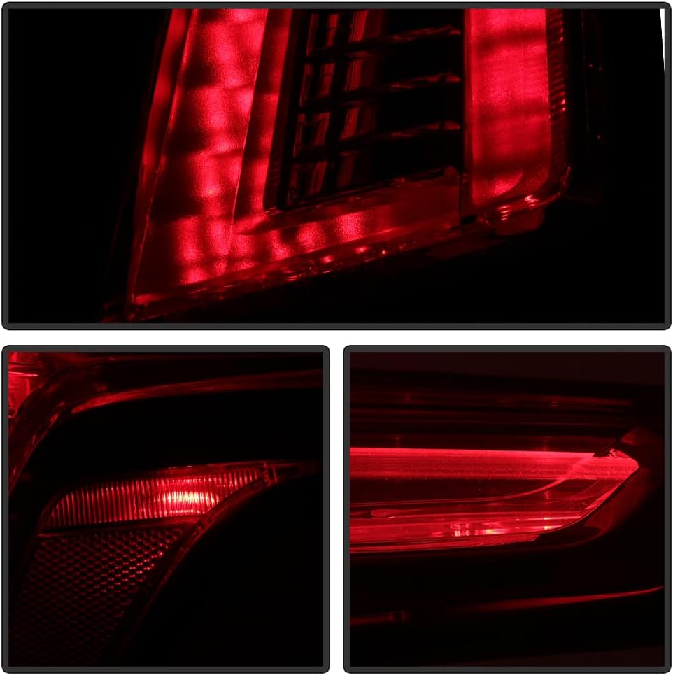 All Red Lens LED Tail Light Brake Lamp Assembly Replacement Right Passenger Side M39057