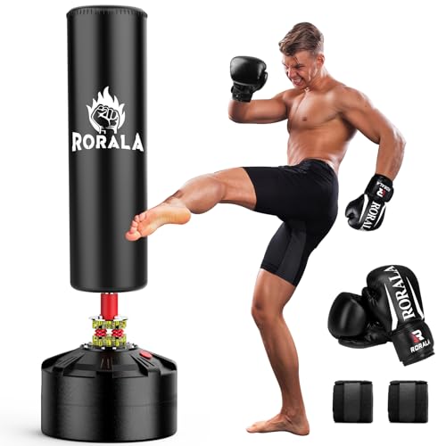 Freestanding Heavy Boxing Bag with Stand Q77203