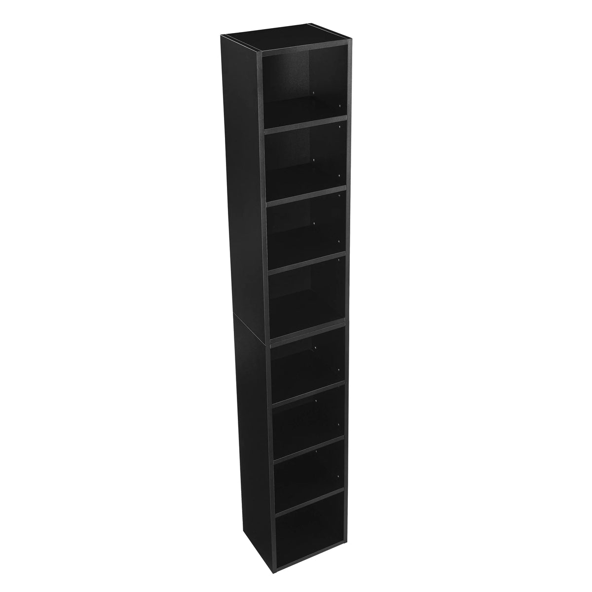 8-Tier Media Tower Rack with Adjustable Shelves V247848