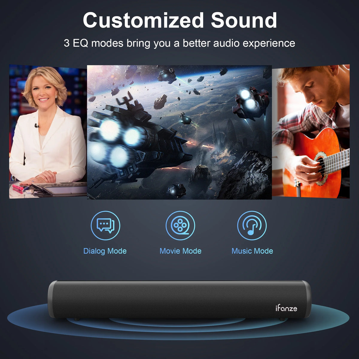 Sound Bar with Built-in Subwoofers A24633