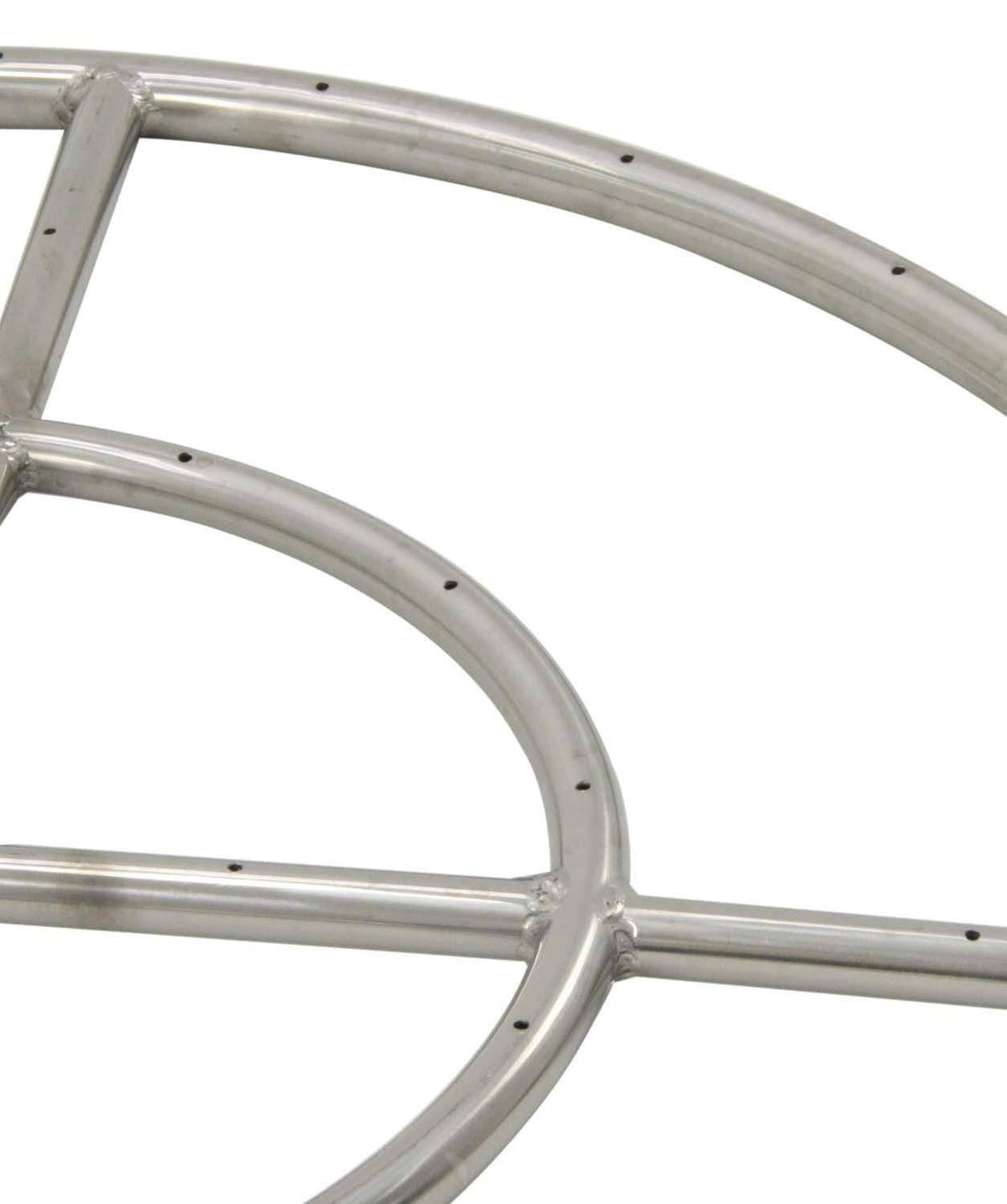 Propane Gas Fire Pit Burner Ring Kit with Flat Pan F32133