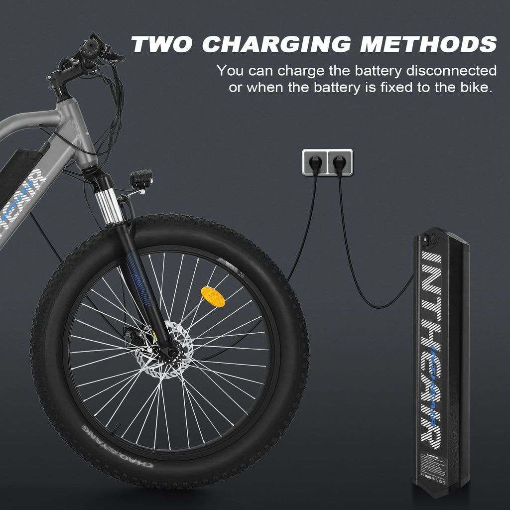 Electric Bike 26'' x 4 Fat Tire 750W Motor 48V 13Ah Battery M10164