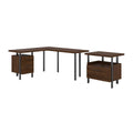 60W L Shaped Desk with Lateral File Cabinet S613894