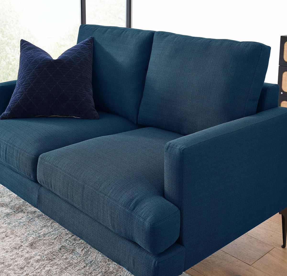 Azure Upholstered Fabric Loveseat G7699