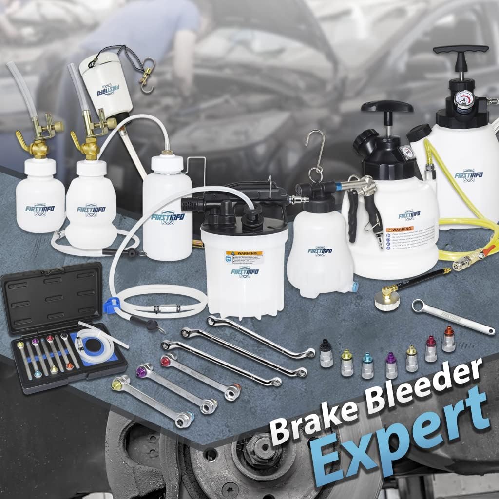 1.8 Liter Vacuum Brake Bleeder Extractor Kit with Silicone Bleeding Hose K33858