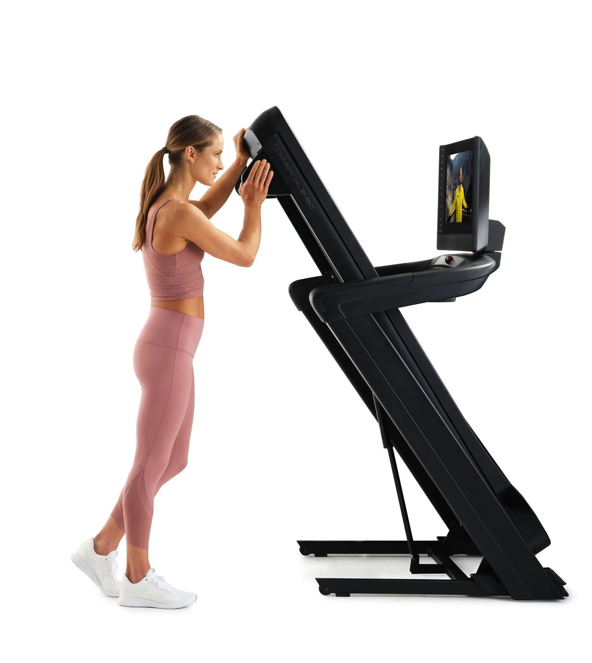 Treadmill with 22” Pivoting Touchscreen P690396