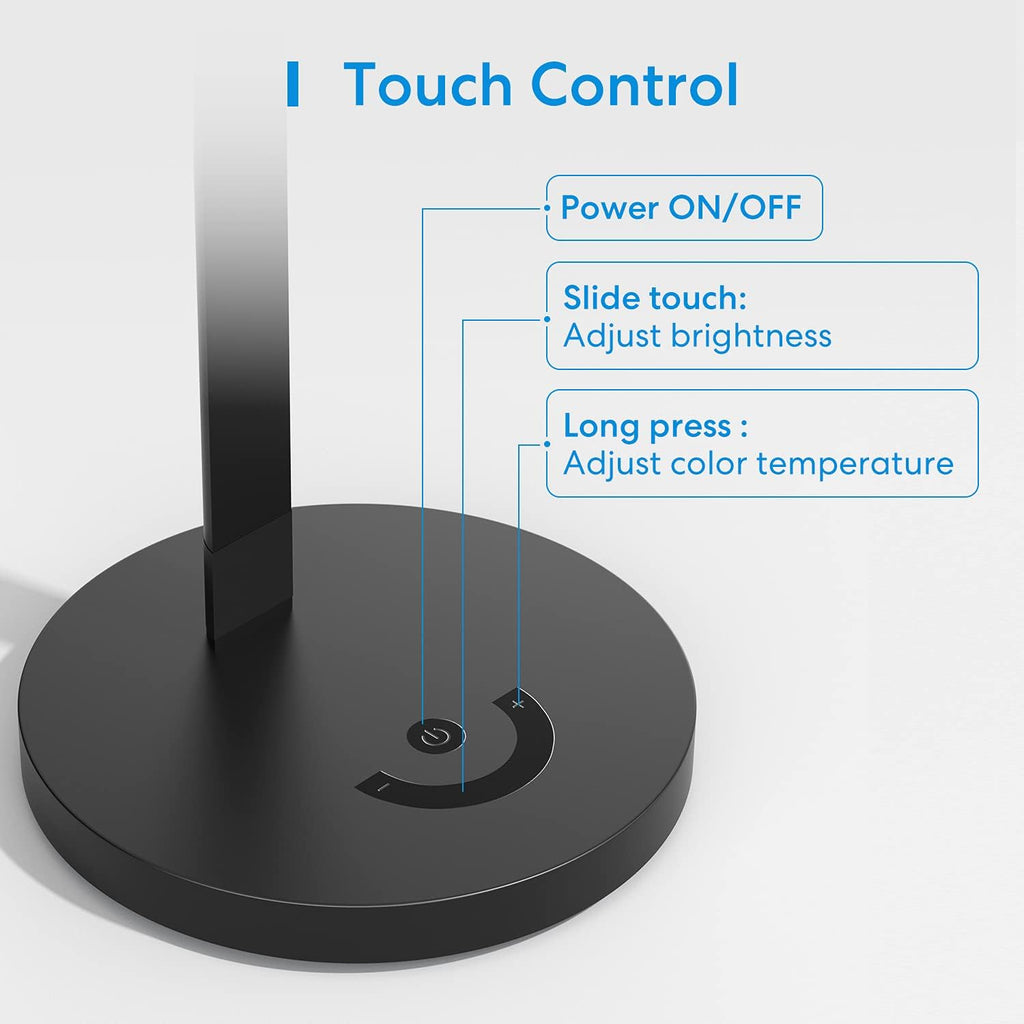 Smart LED Desk Lamp with Tunable White and Remote Control D263