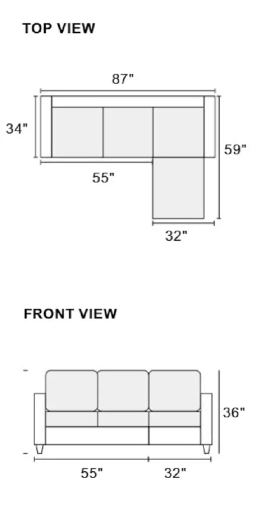 Reversible Sectional Sofa Set Polyfiber Light Coffee Cushion G57909