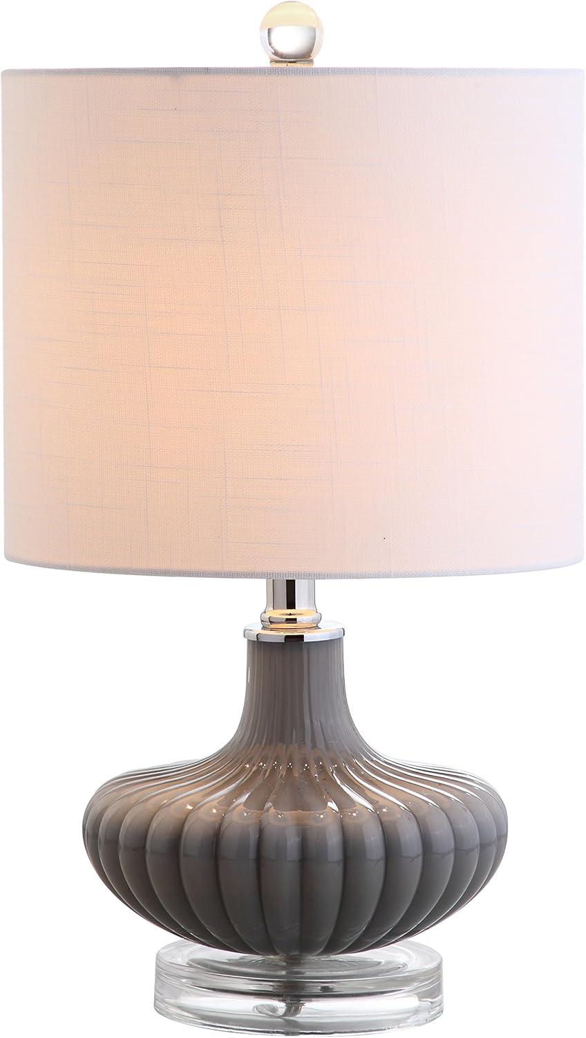 Gray Glass and Lucite LED Table Lamp H13938
