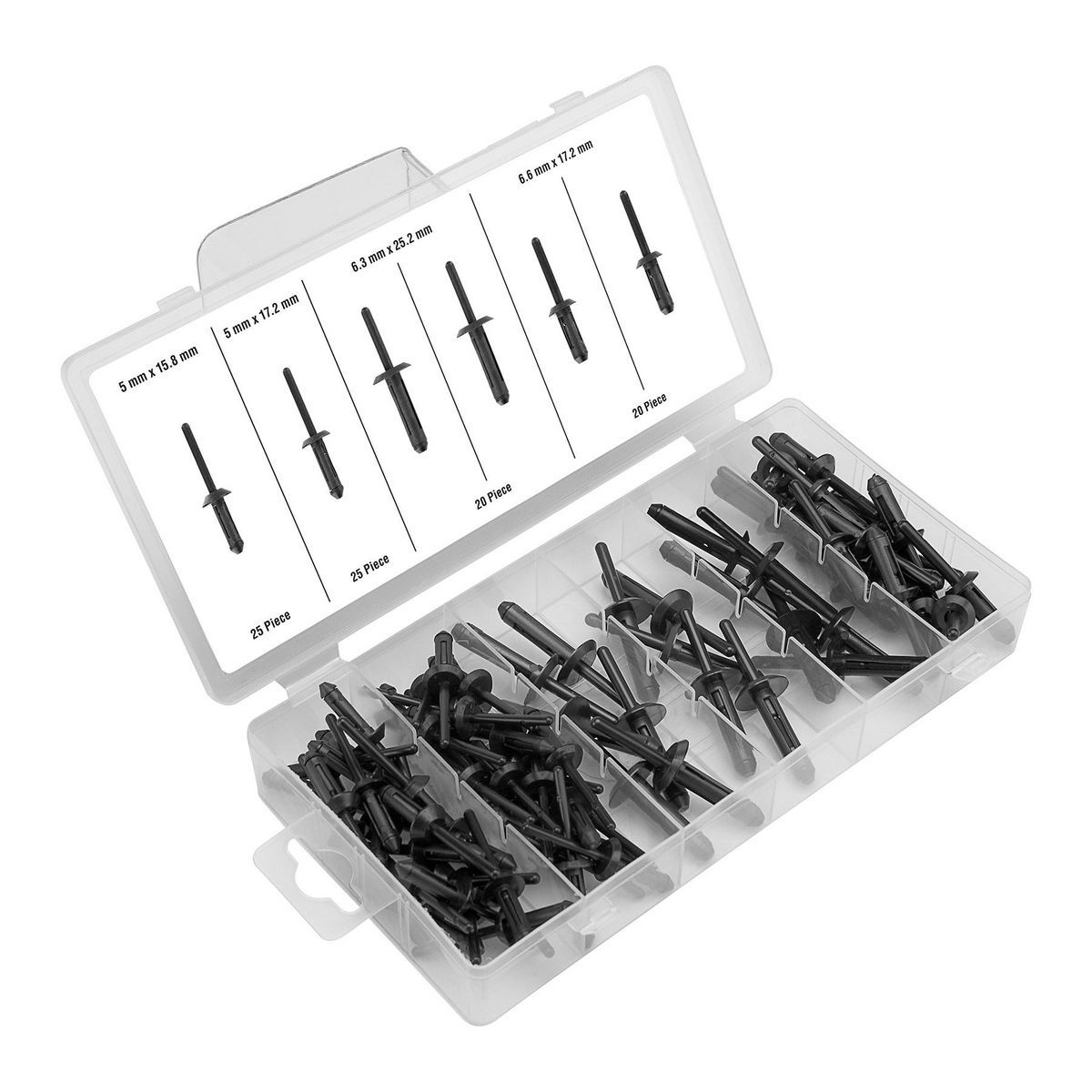 90 Piece Rivet Assortment P266
