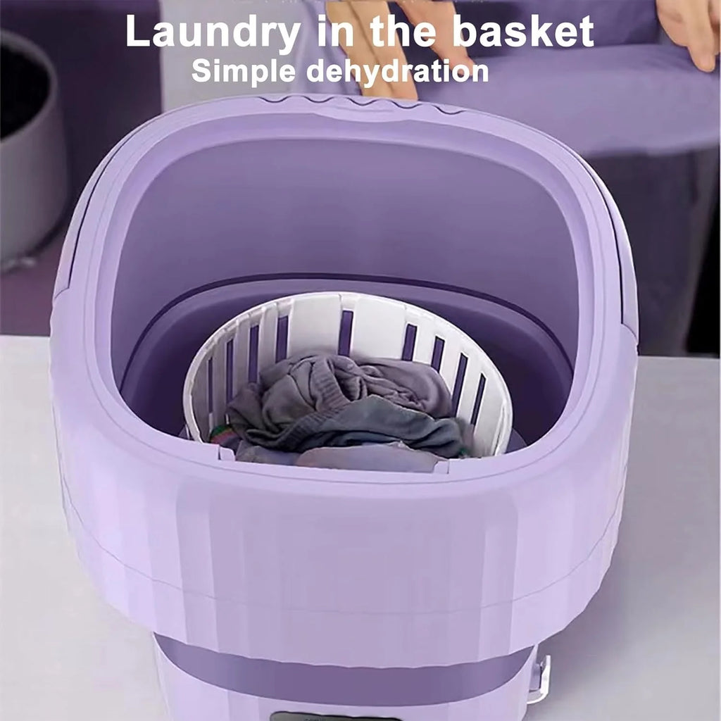 9L Portable Folding Washing Machine with Spin Dry M85220