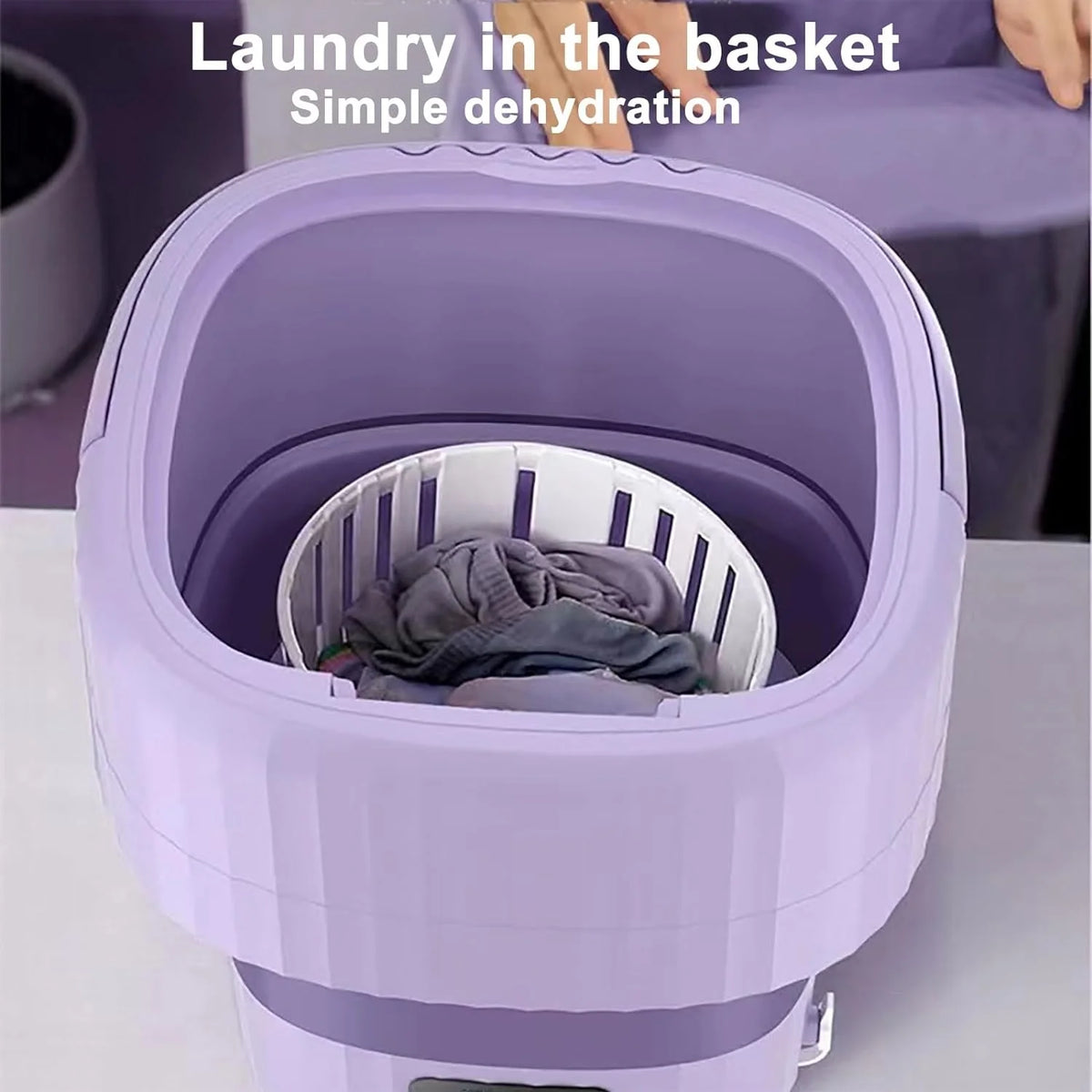 9L Portable Folding Washing Machine with Spin Dry M85220