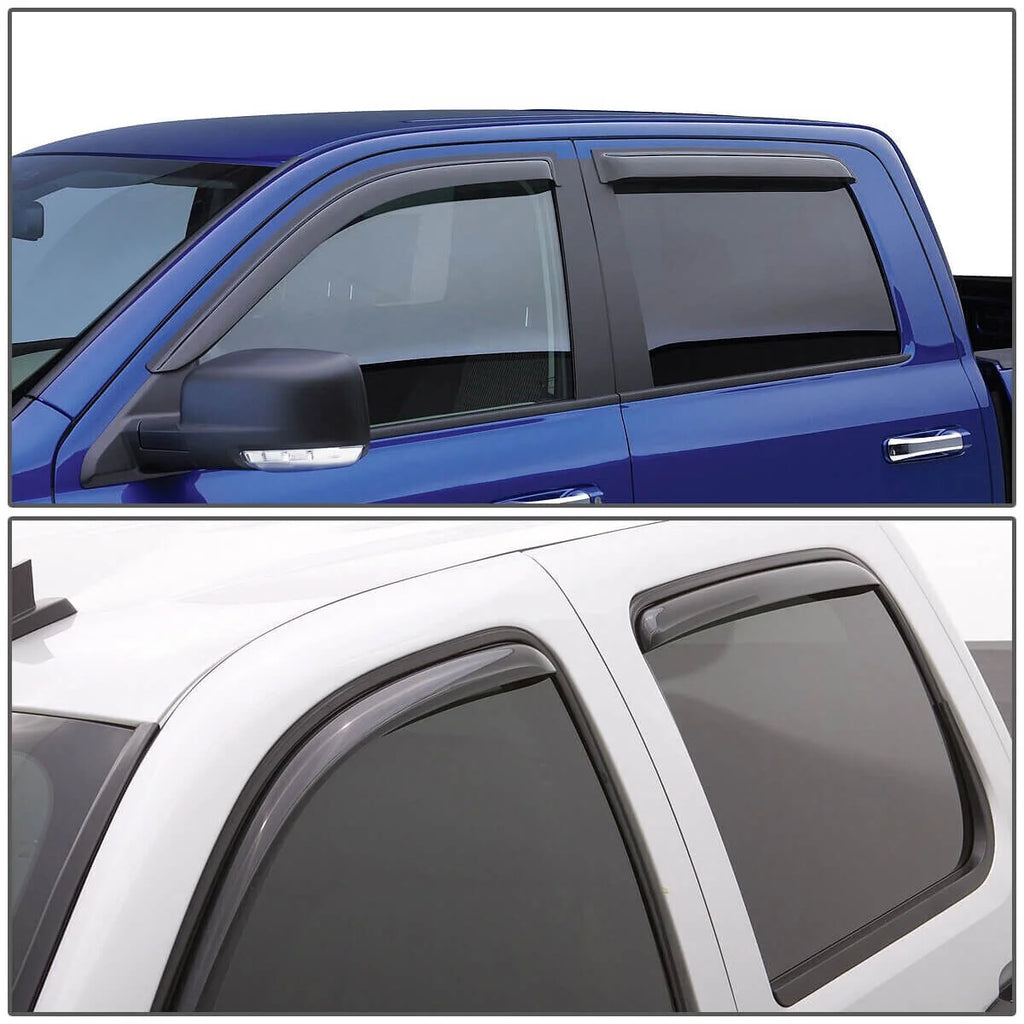 Smoke Window Visor Wind Rain Deflector In-Channel O6435