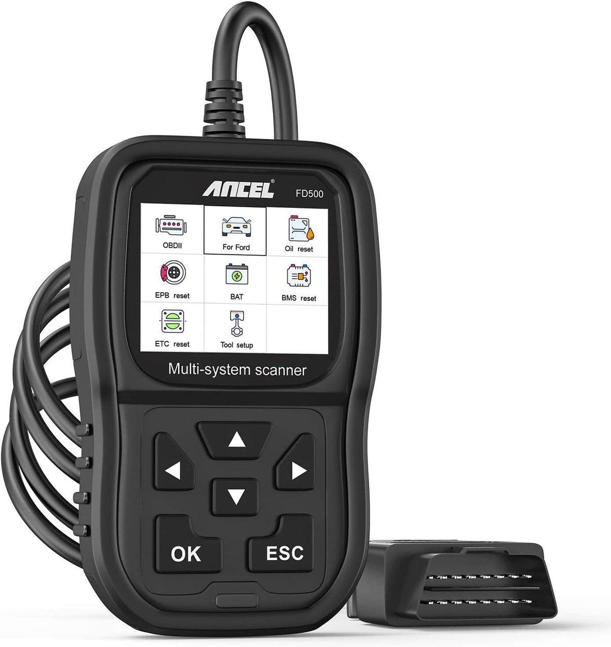 Full System Scan Tool for Ford Lincoln with Engine ABS SRS Transmission 4WD Diagnostics E189