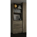 Rustic Cinnamon 3 Drawer Bookcase K616