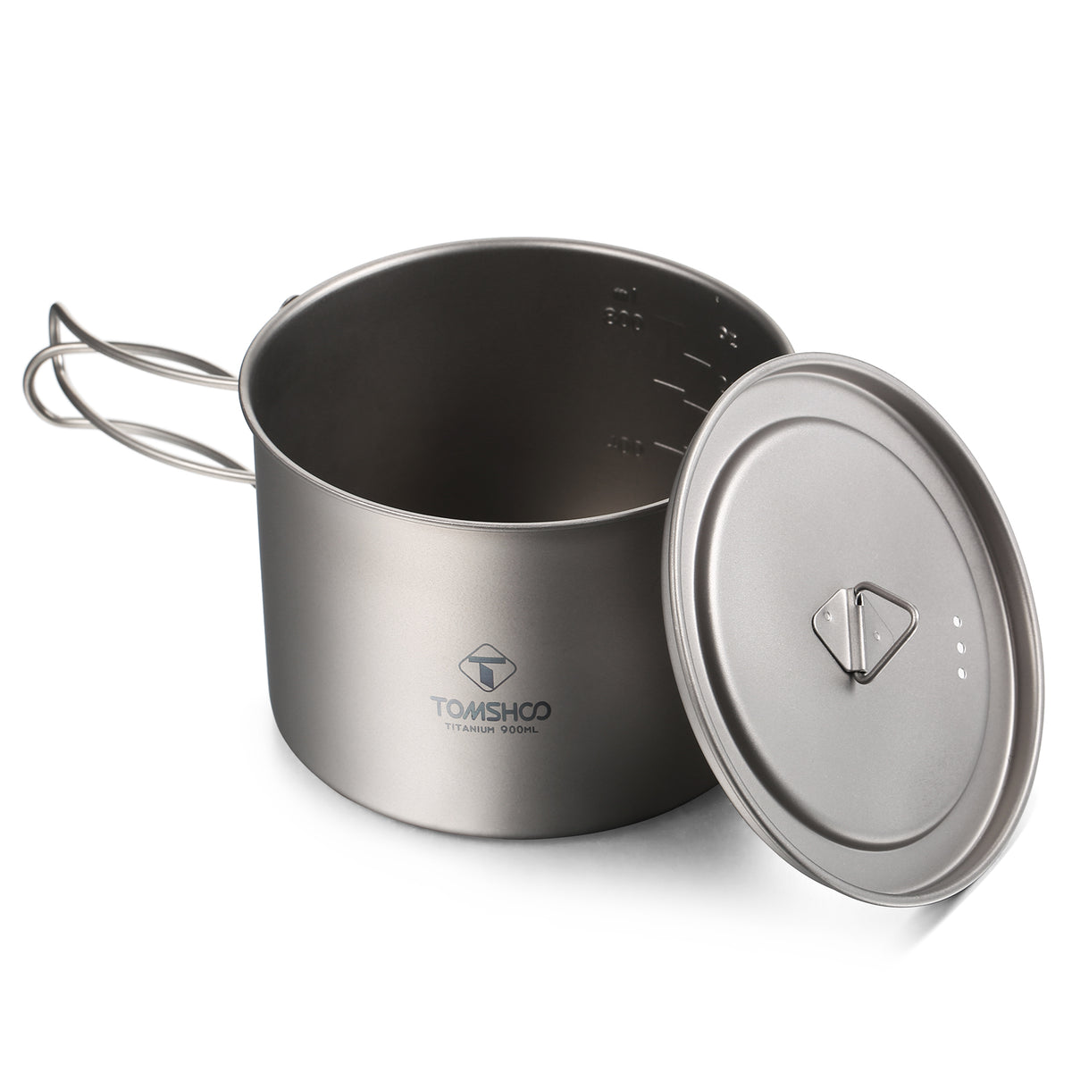 Titanium Hanging Pot for Camping 750ml/900ml/1100ml/1600ml/2000ml/2800ml N44597